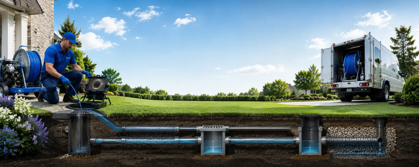 Outdoor drain cleaning information for Ferrum, VA